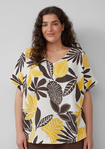 T-shirt s.Oliver en beige : devant