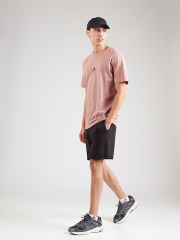 ADIDAS SPORTSWEAR Performance shirt 'LOUNGE PIZZA' in Pink