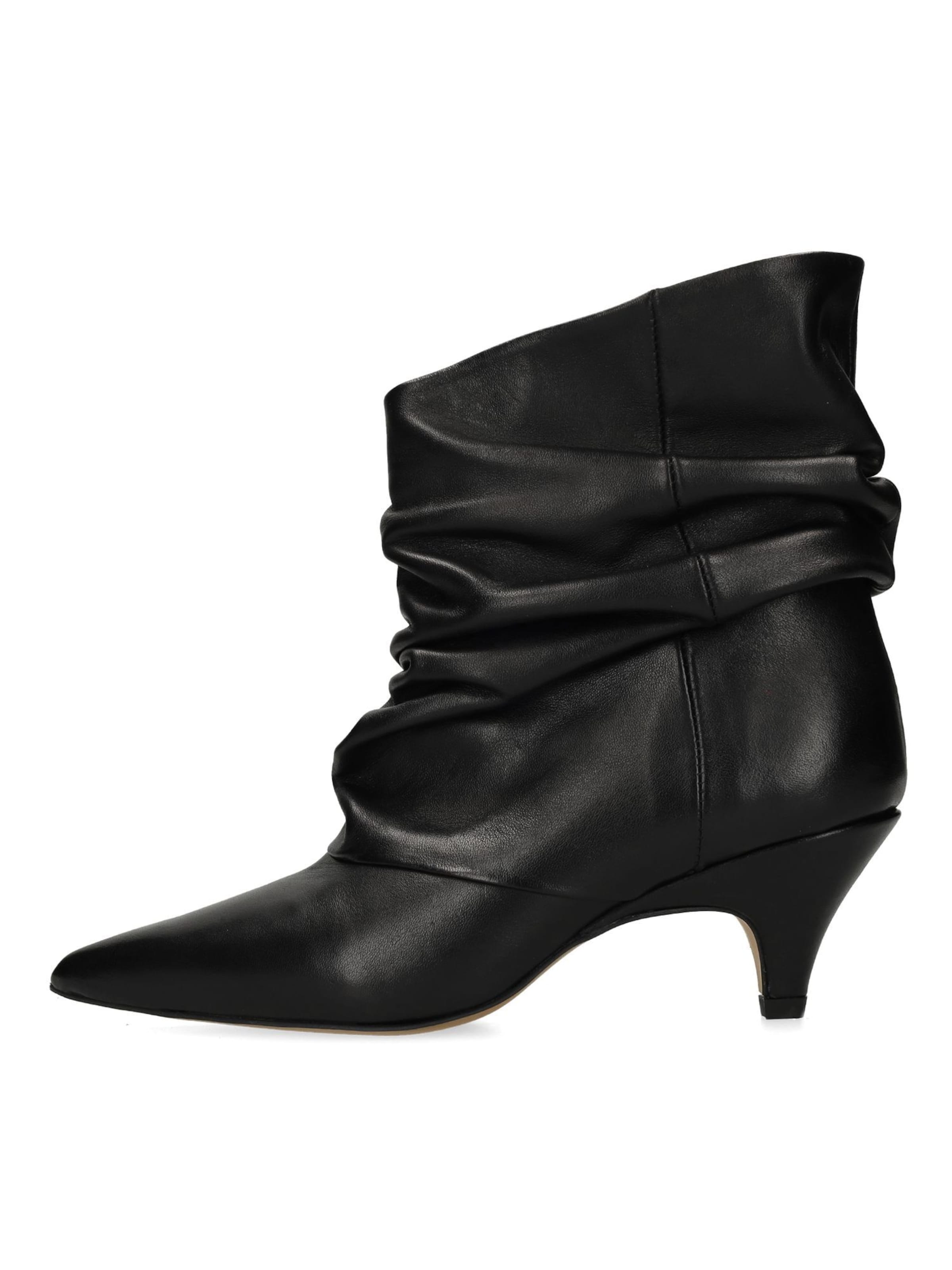 MANFIELD Stiefelette in Schwarz