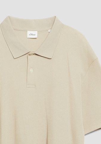 s.Oliver Poloshirt in Beige