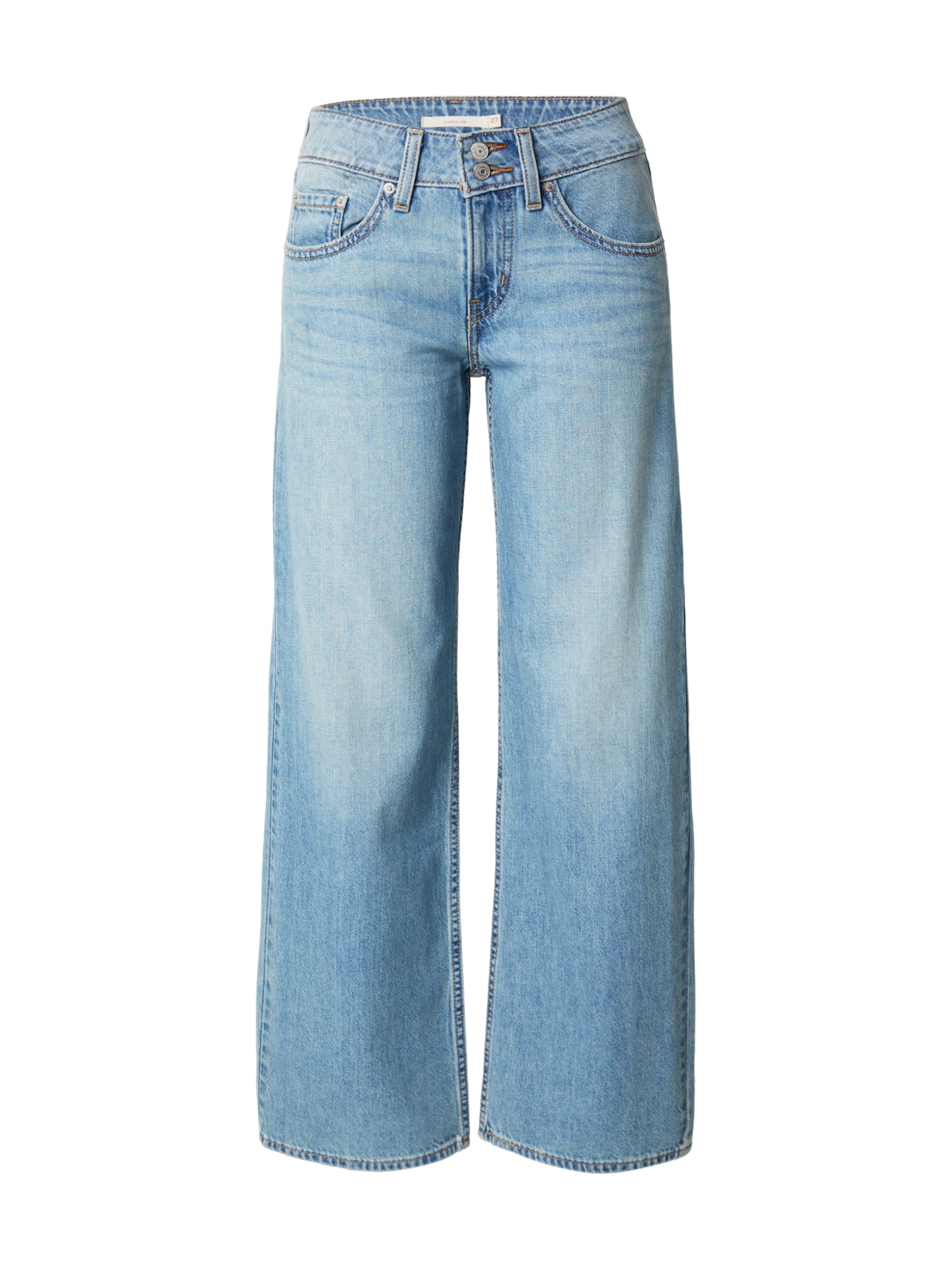 LEVI'S ® Loosefit Farmer 'Superlow Loose Jeans' - kék: elől