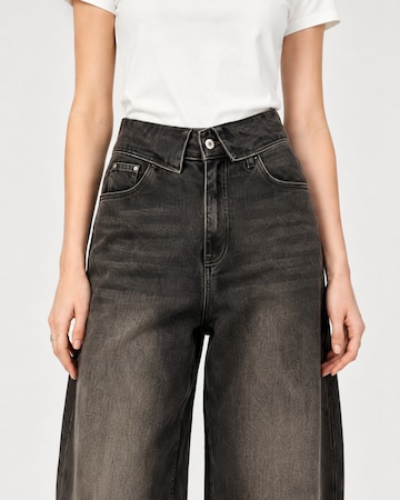 Wide Leg Jean Elara en marron
