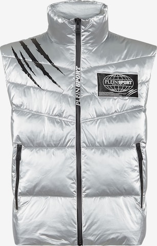Gilet di Plein Sport in argento: frontale