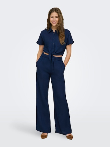 ONLY Blouse 'leoni' in Blauw