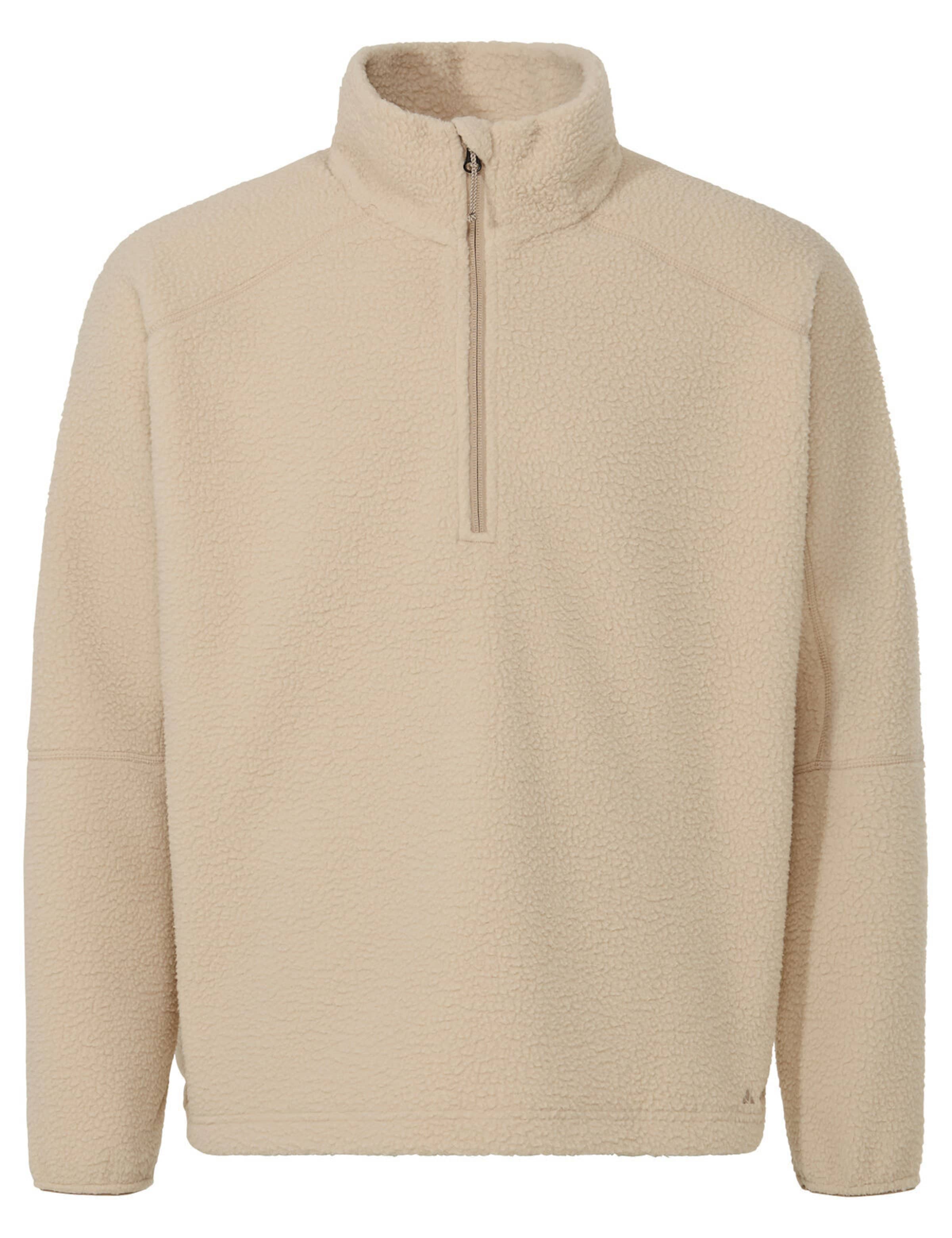 VAUDE Sports sweater 'Najun' in Beige: front