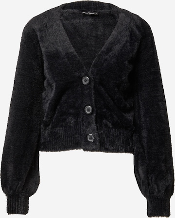 Tally Weijl Knit Cardigan in Black: front