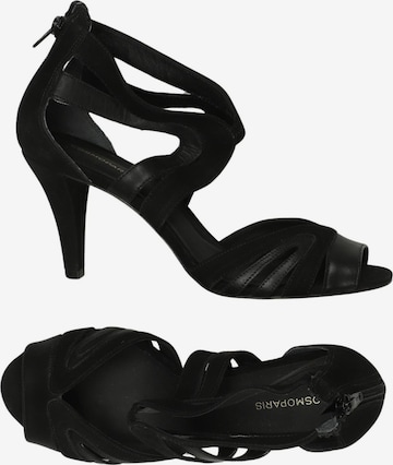 CosmoParis Sandalen 40 in Schwarz: Vorderseite