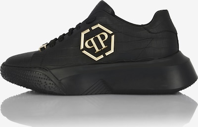 Philipp Plein Baskets basses 'Godzilla' en 35 en or / noir, Vue avec produit