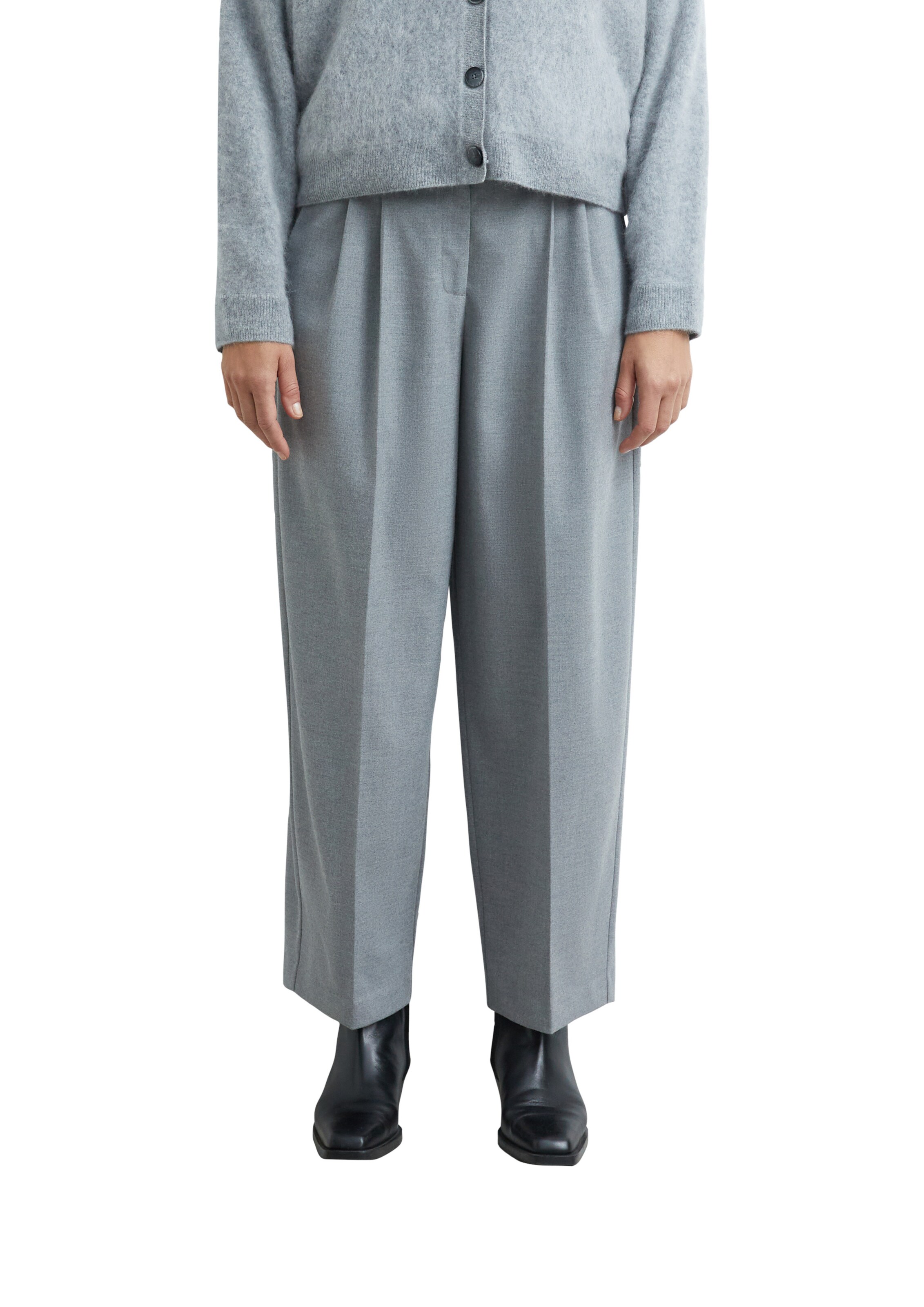 COMMA Loosefit Hose in Grau: Vorderseite