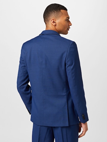 Coupe regular Veste de costume BURTON MENSWEAR LONDON en bleu