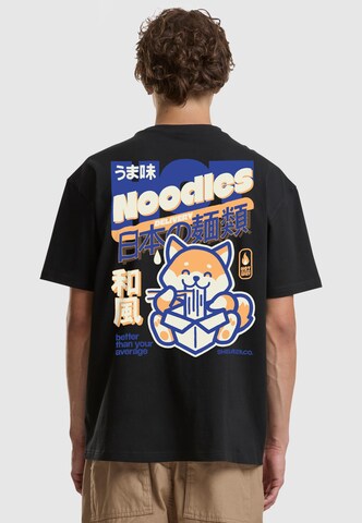 Mister Tee T-Shirt 'Yummy Noodles' in Schwarz