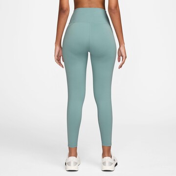 NIKE Skinny Workout Pants 'One' in Blue