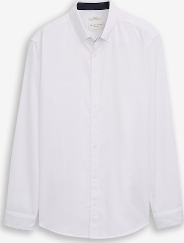 TOM TAILOR Businesshemd in Weiß: Vorderseite