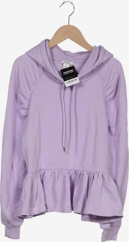 Monki Sweatshirt & Zip-Up Hoodie in M in Purple: front