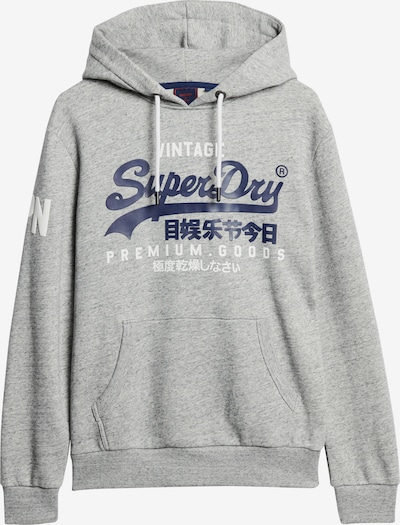 Superdry Collegepaita värissä yönsininen / meleerattu harmaa / valkoinen, Tuotenäkymä