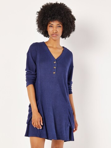 Robe ' ' Apricot en bleu : devant