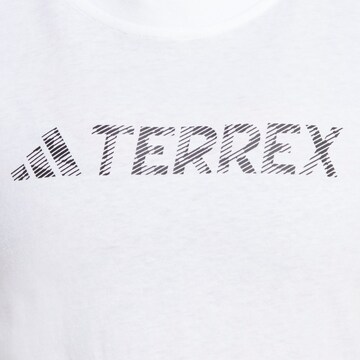 T-shirt fonctionnel ADIDAS TERREX en blanc