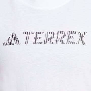 ADIDAS TERREX Performance shirt 'Classic' in White