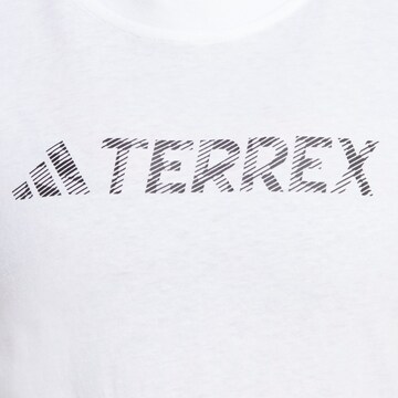 ADIDAS TERREX Funktionsshirt in Weiß