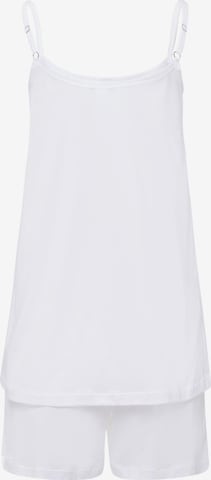 Hanro Short Pajama Set ' Juliet ' in White