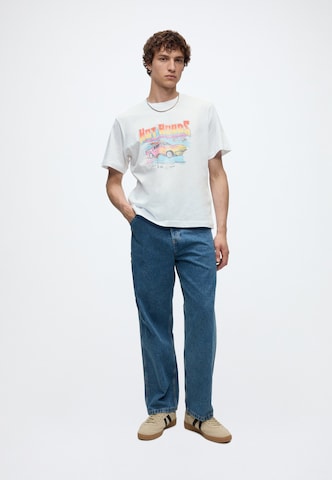 JACK & JONES Shirt 'JORRETRO ACTION MOVIE' in Wit
