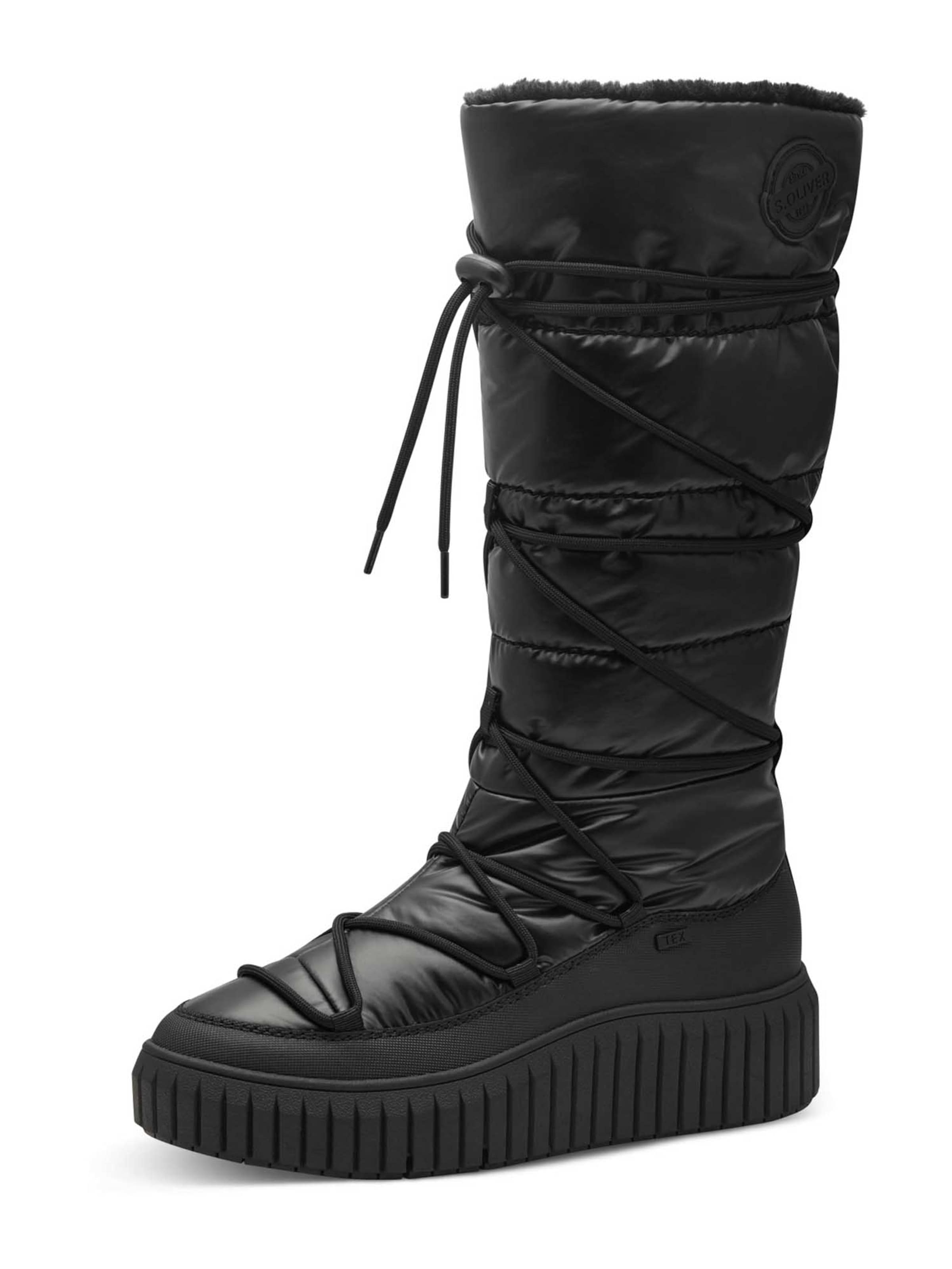 s.Oliver Snow boots in Black: front