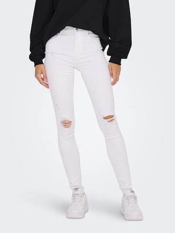 ONLY Skinny Jeans 'JOSIE' in Wit: voorkant
