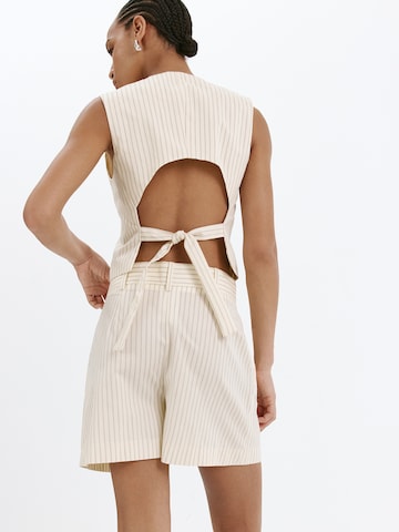 MANGO Suit vest 'MICHY' in White