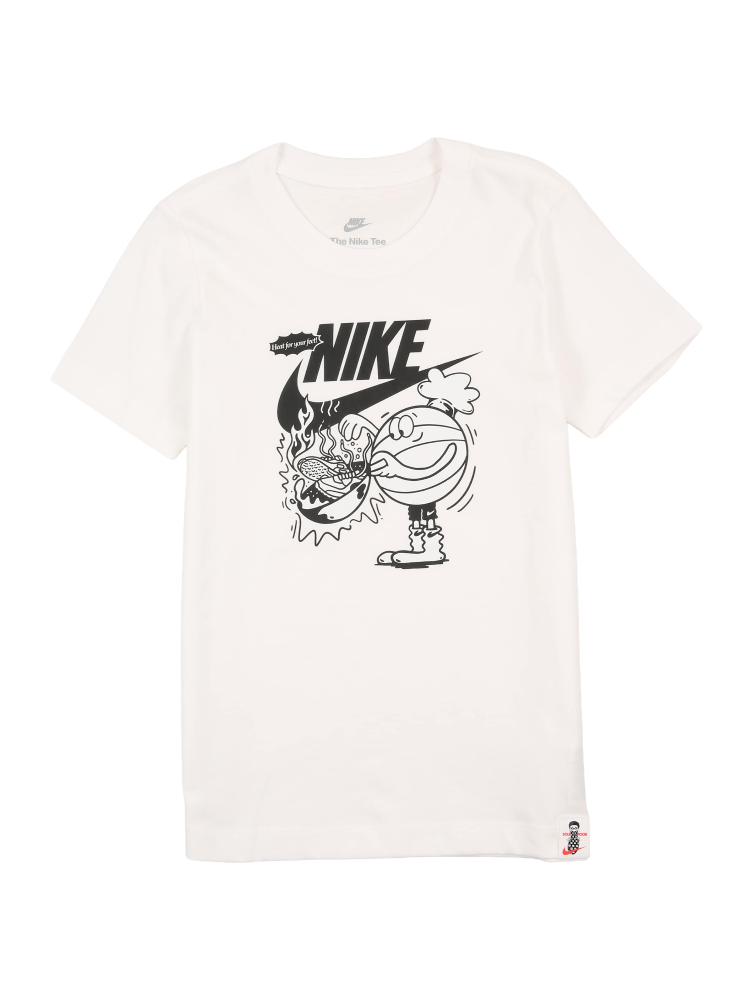 Nike Sportswear T-shirt 'Sole Food' i vit: framsida