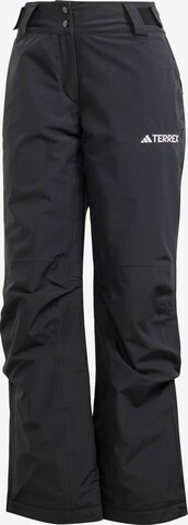 ADIDAS TERREX Regular Sportbroek 'Xperior 2L' in Zwart: voorkant