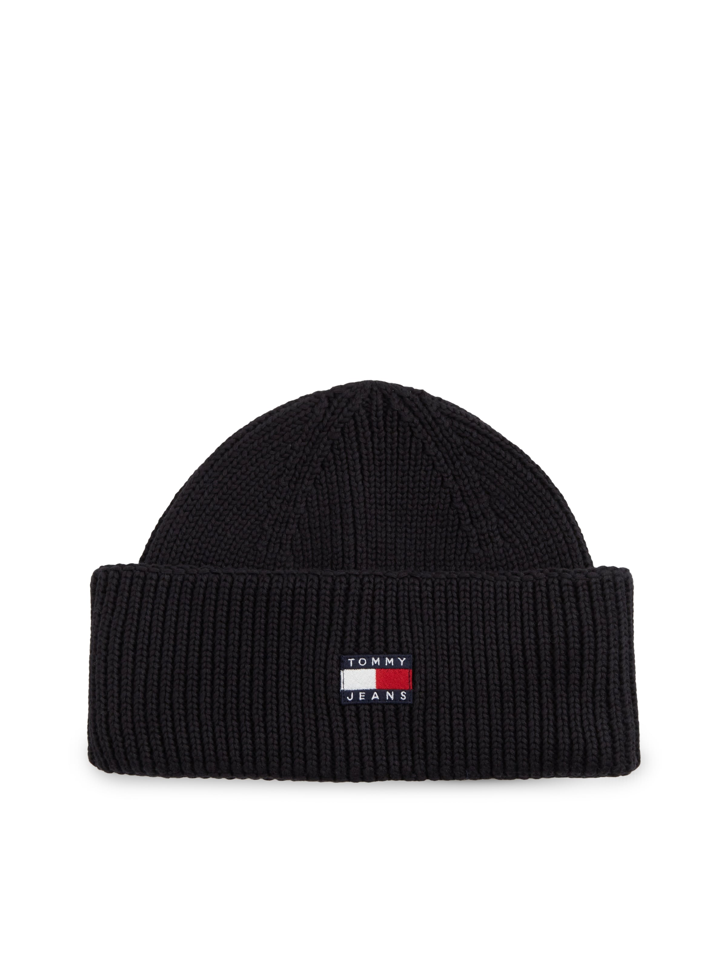 Berretto 'HERITAGE' di Tommy Jeans in nero: frontale