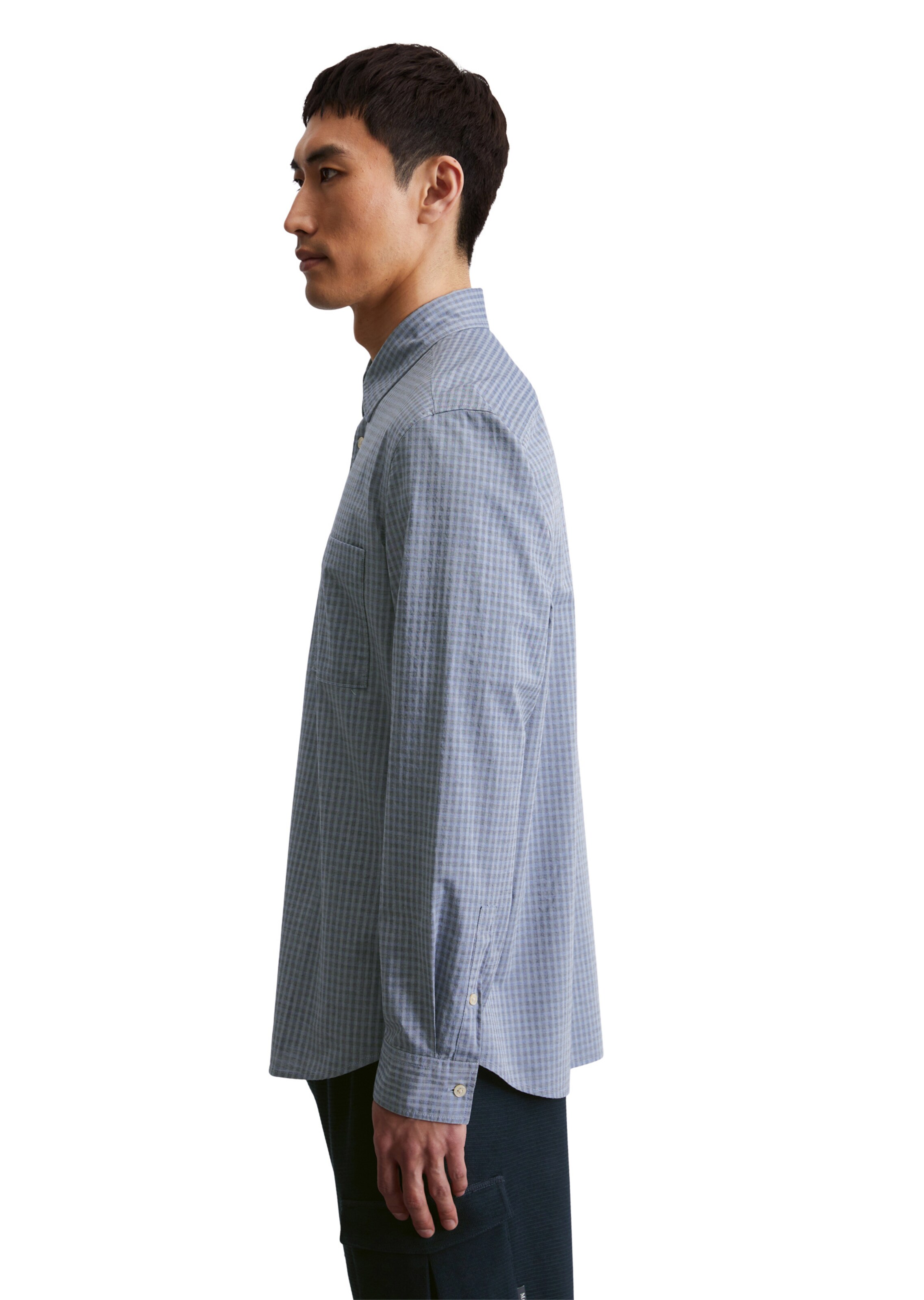 Marc O'Polo Regular fit Button Up Shirt in Blue