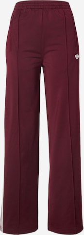 ADIDAS ORIGINALSLoosefit Hlače 'Firebird' - crvena boja: prednji dio