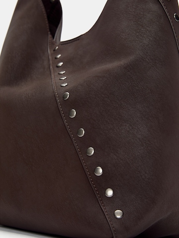 Pull&Bear Shopper in Brown