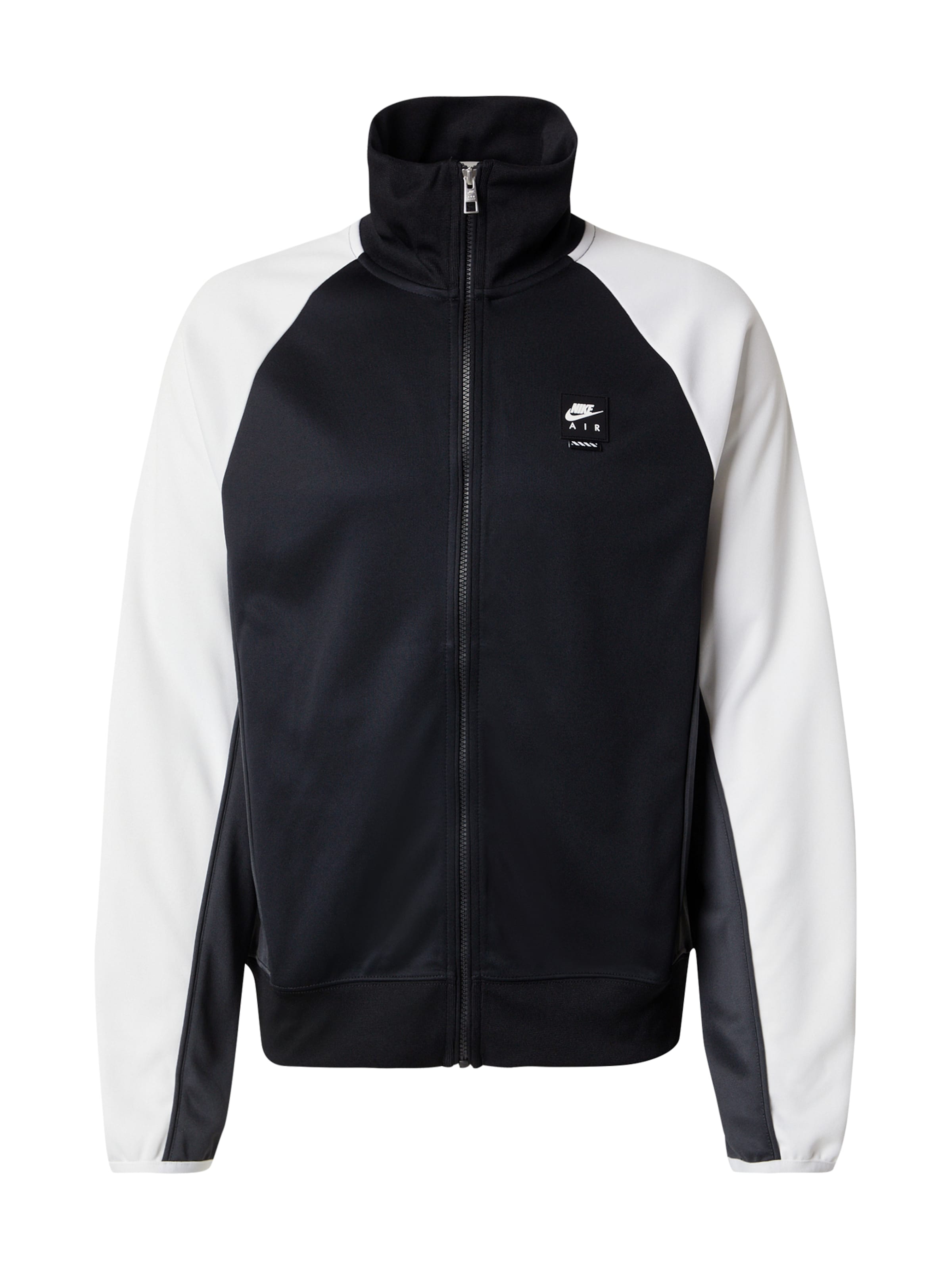 Nike Sportswear Ζακέτα φούτερ 'AIR' σε μαύρο: μπροστά