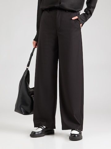 Regular Pantalon chino 'Desk' DRYKORN en noir : devant