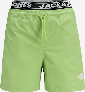 Șorturi de baie 'JPSTMAUI' de la Jack & Jones Junior pe verde: față