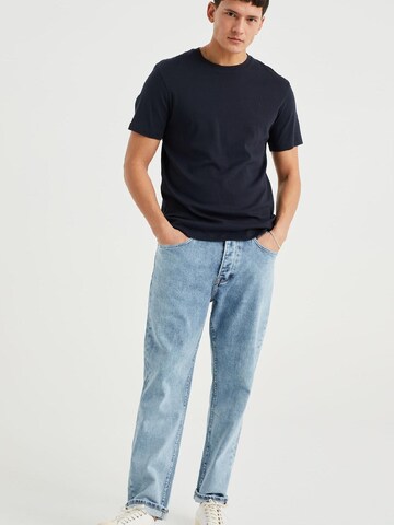 WE Fashion Tapered Jeans i blå