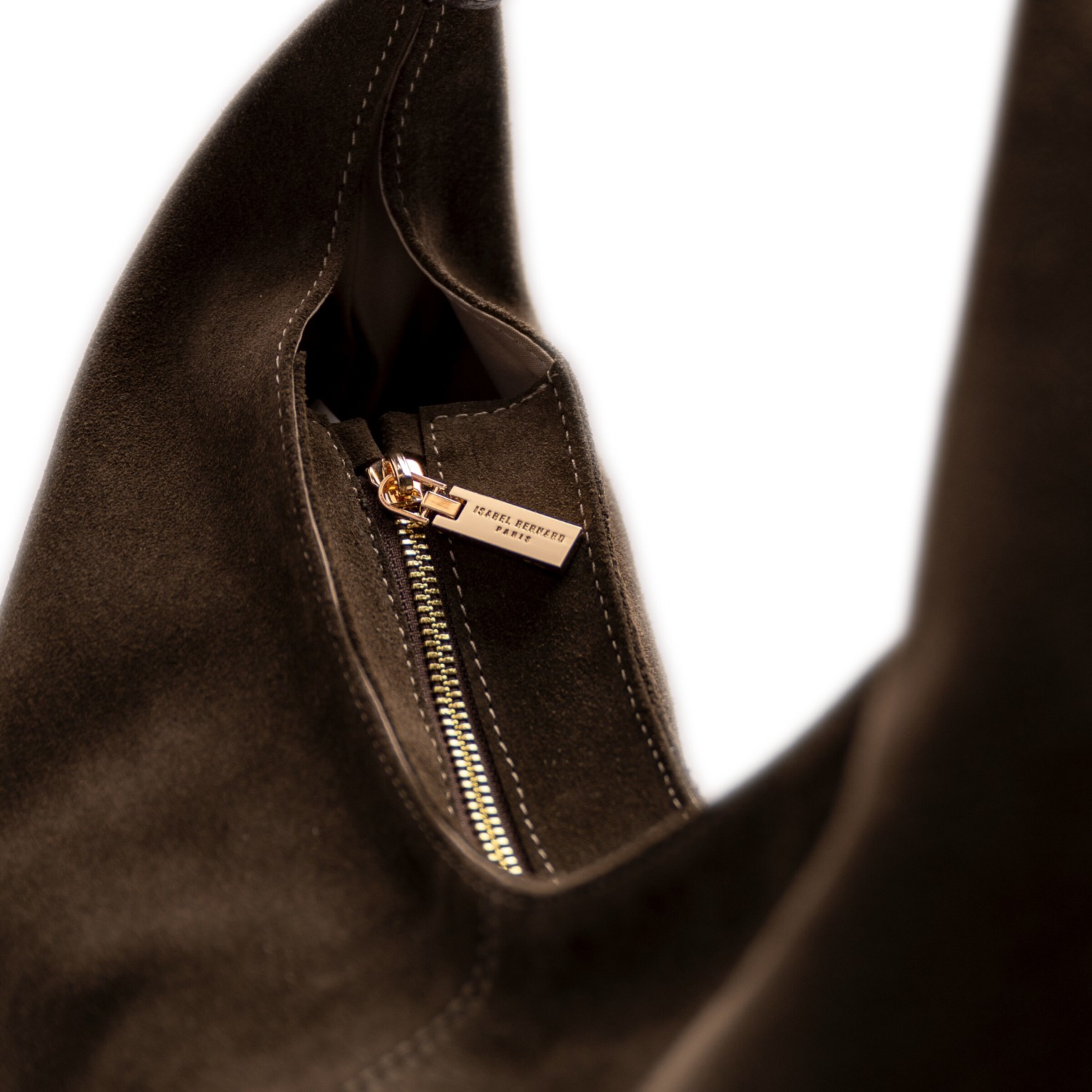 Isabel Bernard Schoudertas in Bruin