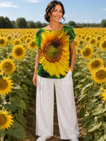 fabrari Shirt 'Viskose Shirt "Die Sonnenblume"' in Mixed colours: front