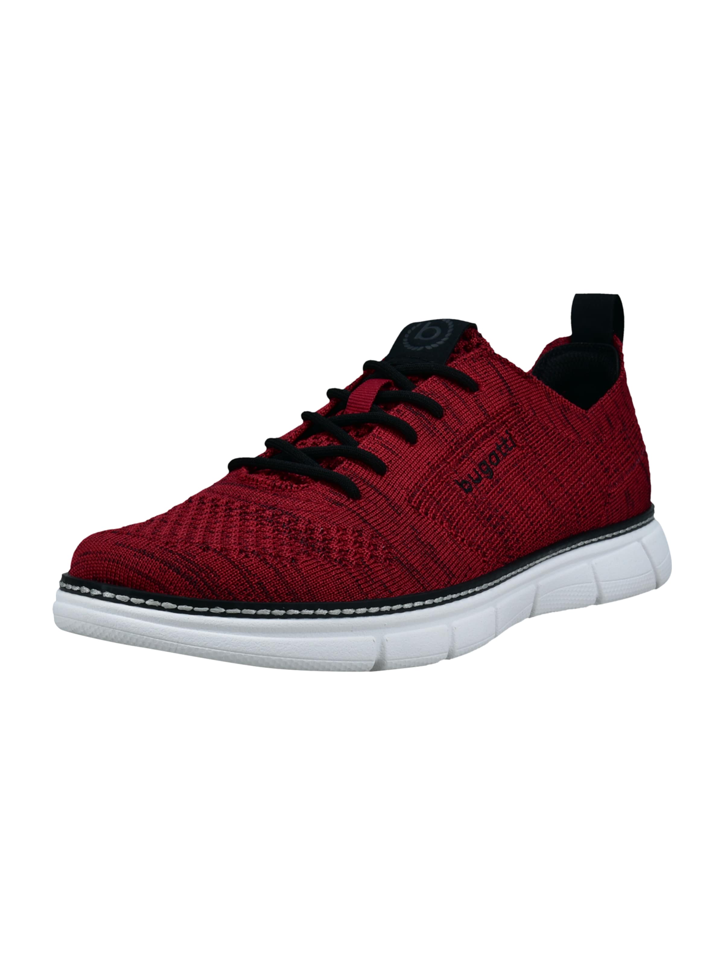 Baskets basses bugatti en rouge : devant