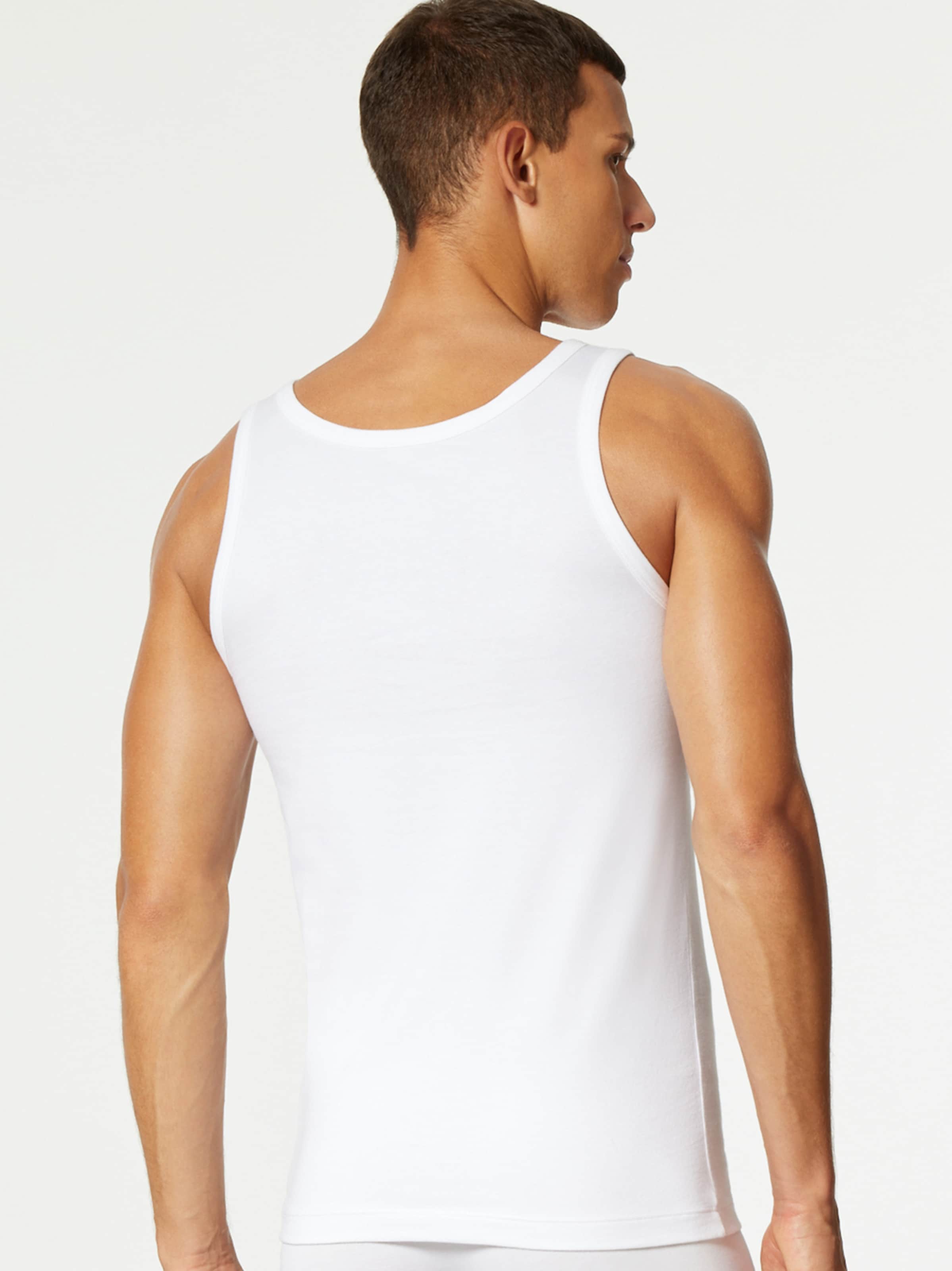 uncover by SCHIESSER Onderhemd in Wit