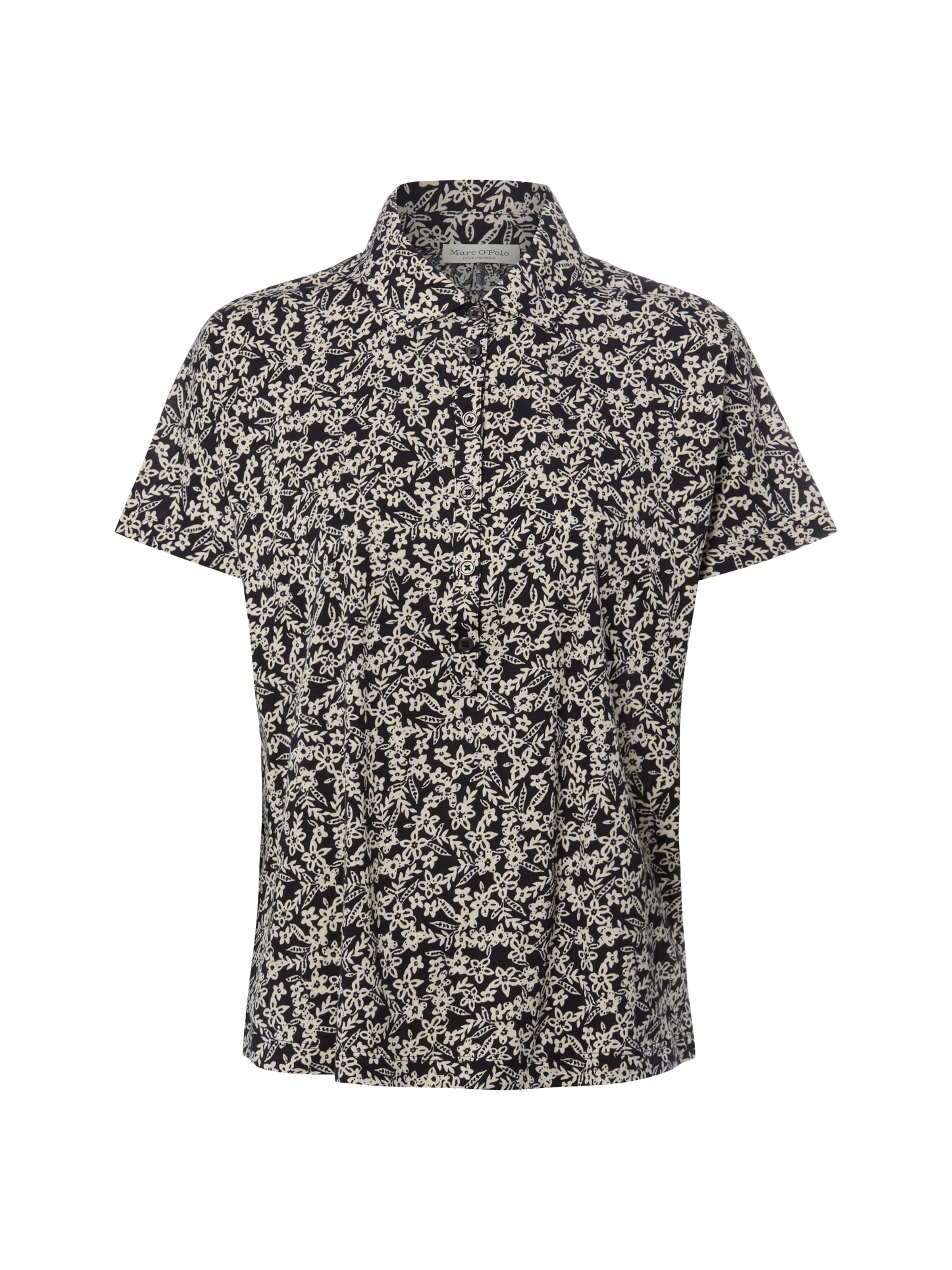 Marc O'Polo Blouse in Zwart: voorkant