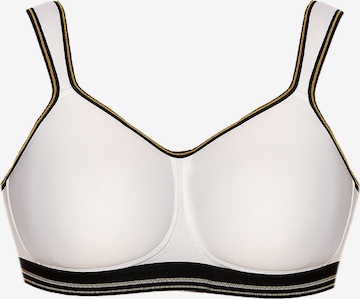 VIANIA Bralette Bra 'intense' in White: front