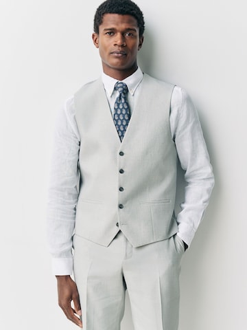 Next Suit vest in Beige: front