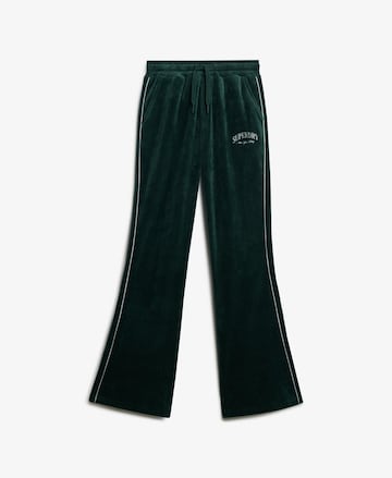 évasé Pantalon 'Country Club' Superdry en vert
