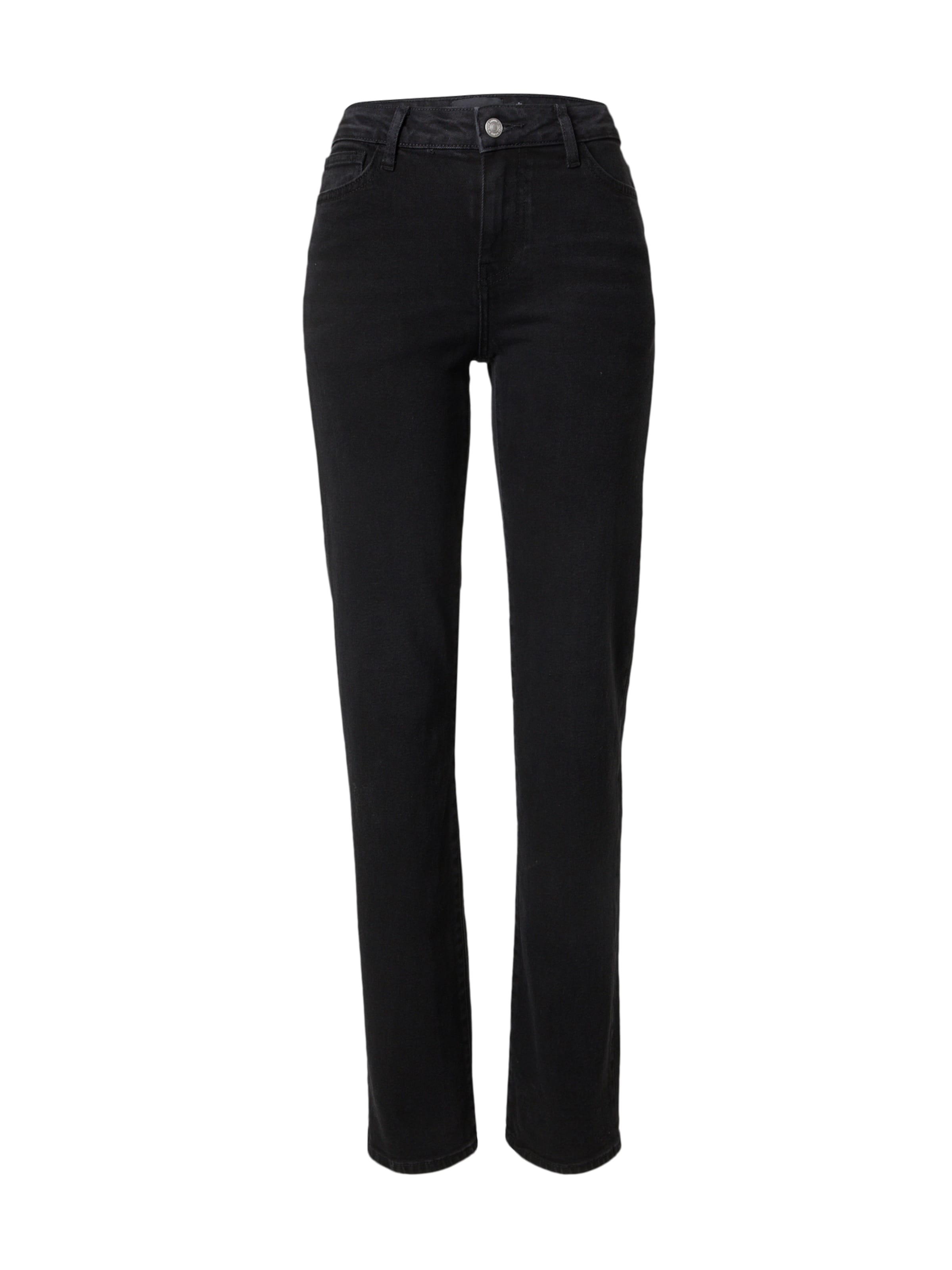 PIECES Loose fit Jeans 'KELLY' in Black: front