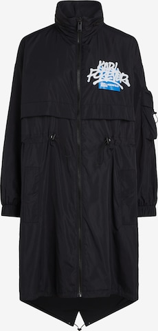 Parka mi-saison 'Crapule2000' KARL LAGERFELD JEANS en noir : devant