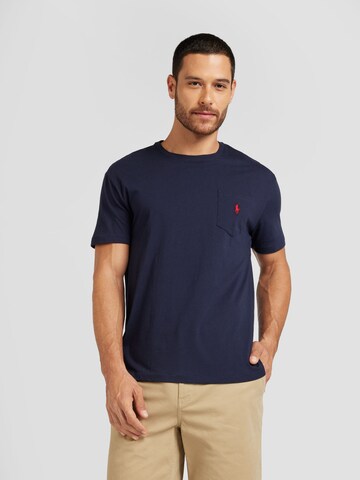 T-Shirt Polo Ralph Lauren en bleu : devant