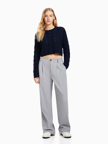 Pull-over Bershka en bleu